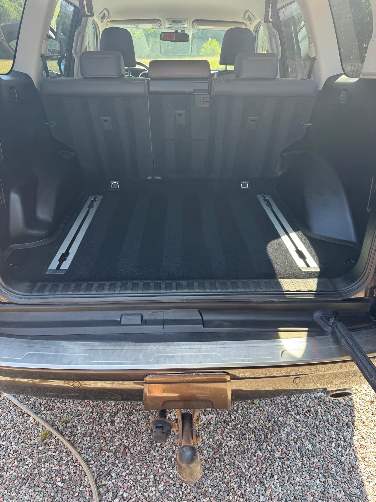 Toyota Land Cruiser – Bagageutrymme – efter